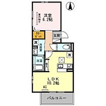 ＬＩＬＡ高次 105 ｜ 兵庫県三田市高次2-1-46（賃貸アパート1LDK・1階・40.02㎡） その2