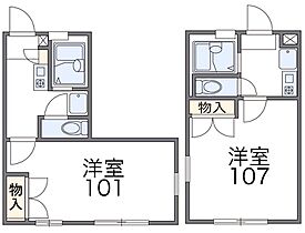 レオパレスＬｅｓ　Ａｍｉｅｓ 107 ｜ 兵庫県赤穂市城西町136（賃貸アパート1K・1階・23.18㎡） その2