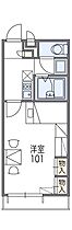 レオパレスドルフィン 206 ｜ 兵庫県加西市北条町古坂 6丁目38（賃貸アパート1K・2階・23.18㎡） その2