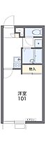 レオパレスメイセイIII 206 ｜ 兵庫県明石市大久保町西島700-10（賃貸アパート1K・2階・23.18㎡） その2