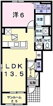 シンビジュウムＢ 101 ｜ 兵庫県宍粟市山崎町下広瀬（賃貸アパート1LDK・1階・50.29㎡） その2