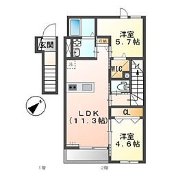アヴェルラ・プラス 2階