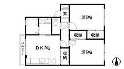 蒲田ソルステージ 2DKの間取図画像