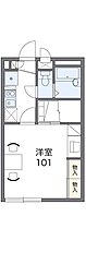 レオパレス自由が丘本町 1Kの間取図画像