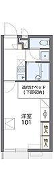 レオパレス魚住南 2階/201