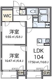 ミランダ錦城 1階/104