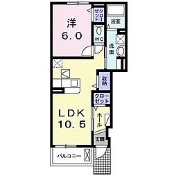間取図画像 1LDK