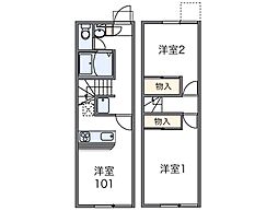 レオパレスエムズコートB 1階