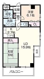 宮西パレス・壱号館 4階