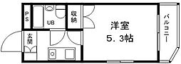 グリーンハイツ南駅前 1Kの間取図画像