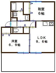 JAボナール上の丸(管理) 2階/-
