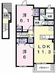 リヴェールコートIII 2階