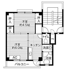 ビレッジハウス十王堂 3階/2-301