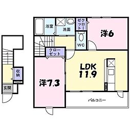 エムズ ハウス 2階/202