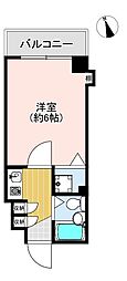 ベルトピア手柄1 ワンルームの間取図画像