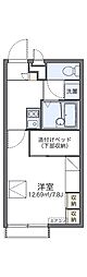 レオパレス北原 1Kの間取図画像