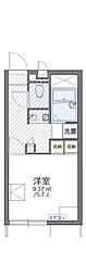 レオパレスサマール梅井 1Kの間取図画像