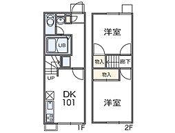 レオパレスリチェル 1階/108