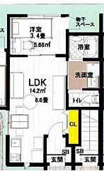 ブランテラス尾上町 1階