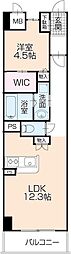 キャッスルコート土山 1LDKの間取図画像