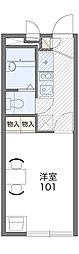レオパレス高麓台 1Kの間取図画像