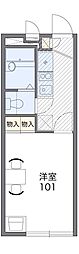 レオパレスサンライズヒル 1Kの間取図画像