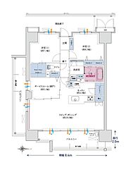 間取図画像 2SLDK
