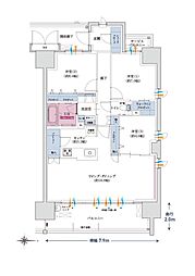 ポレスター吹上 3LDKの間取図画像