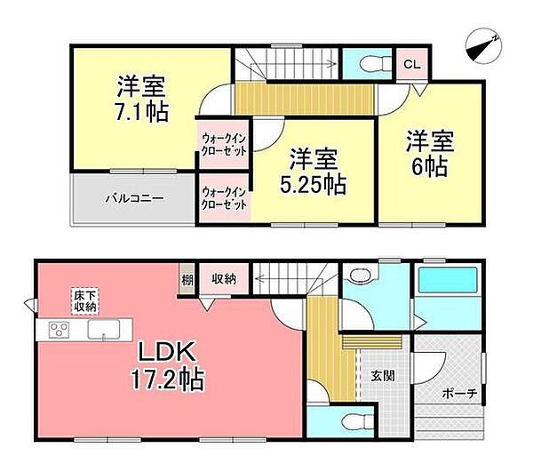 間取りを拡大表示