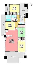アソシアテラス博多南 4LDKの間取図画像