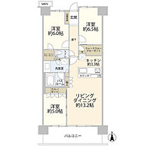 ザ・シーズンズグランアルト越谷レイクタウン(030377)  ｜ 埼玉県越谷市レイクタウン8丁目（賃貸マンション3LDK・8階・75.27㎡） その2