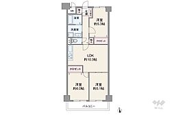 間取図画像 3LDK