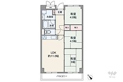 間取図画像 3LDK