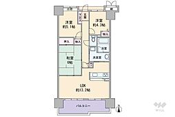間取図画像 3LDK