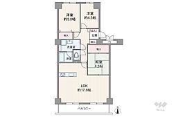 間取図画像 3LDK