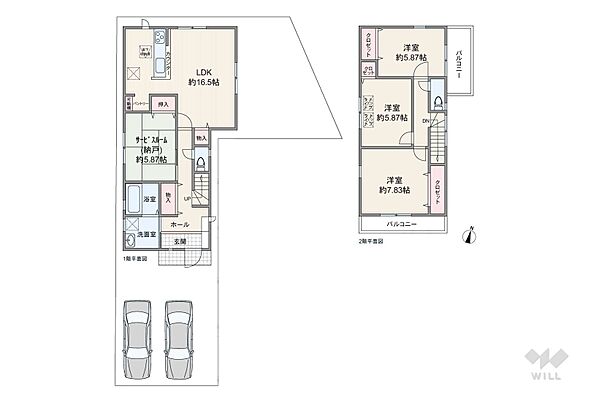 間取り 伊丹市奥畑2丁目 一戸建て