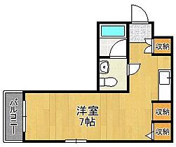 マルイチ山王  ｜ 福岡県北九州市八幡東区山王2丁目（賃貸マンション1R・5階・21.00㎡） その1