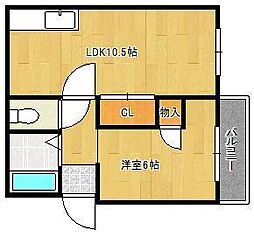 ウエストヒルズII 2階