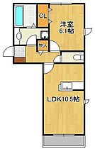 タウンコート春の町  ｜ 福岡県北九州市八幡東区春の町5丁目（賃貸アパート1LDK・1階・42.93㎡） その2