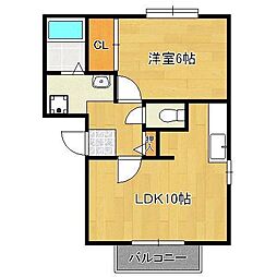 クレール祝町I 2階