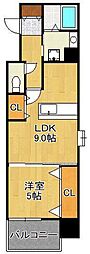 アルゴヴィラージュ工大前 1LDKの間取図画像