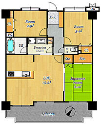 間取図画像 3LDK