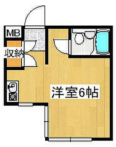 プレアール京都六地蔵 ｜京都府宇治市六地蔵柿ノ木町(賃貸マンション1R・1階・16.36㎡)の写真 その2