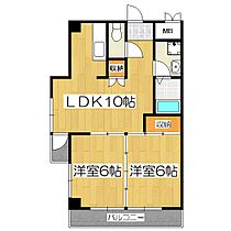 第1エバグレース音羽  ｜ 京都府京都市山科区音羽役出町（賃貸マンション2LDK・3階・51.03㎡） その2