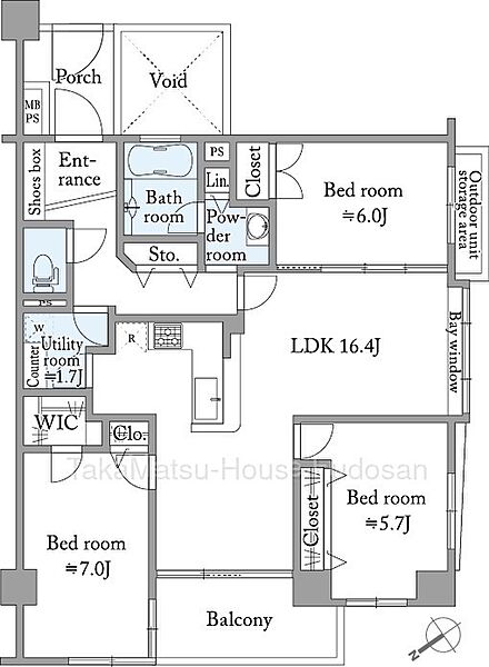 間取りを拡大表示