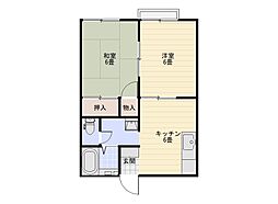 間取図画像 2DK