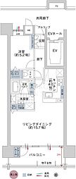 アルスイートいわき 1LDKの間取図画像