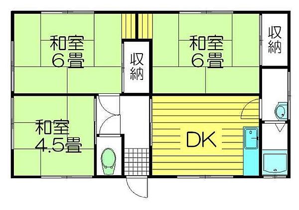 早野貸家 D｜福岡県朝倉市一木(賃貸一戸建3DK・--・49.68㎡)の写真 その2