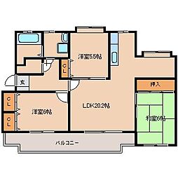 間取図画像 3LDK