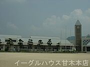 朝倉市立甘木小学校/1087m